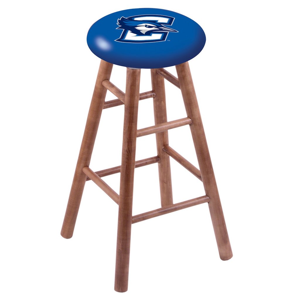 Maple Bar Stool in Medium Finish with Creighton Seat. Picture 1