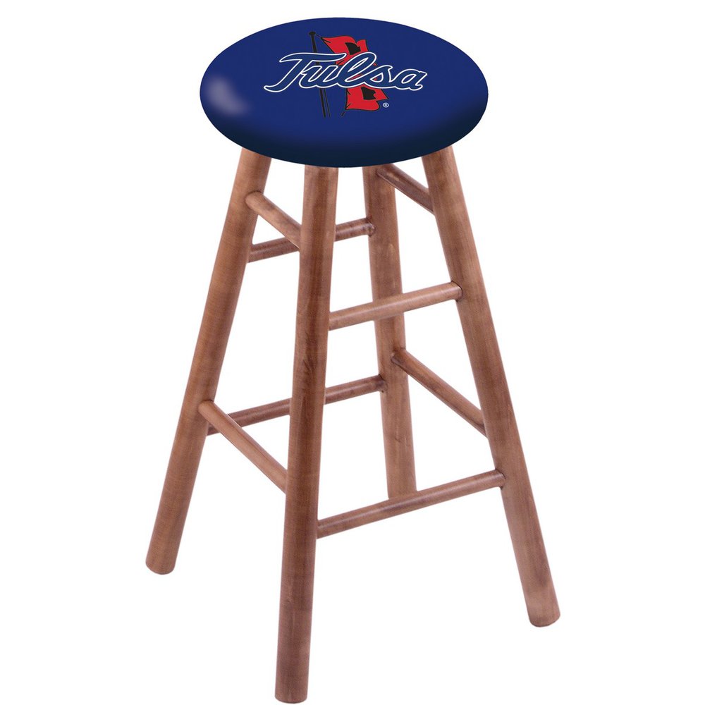 Maple Counter Stool in Medium Finish with Tulsa Seat. Picture 1