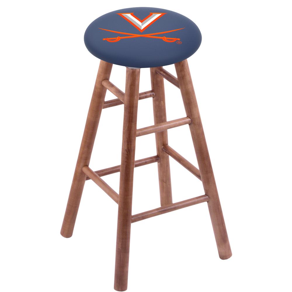 Maple Counter Stool in Medium Finish with Virginia Seat. The main picture.