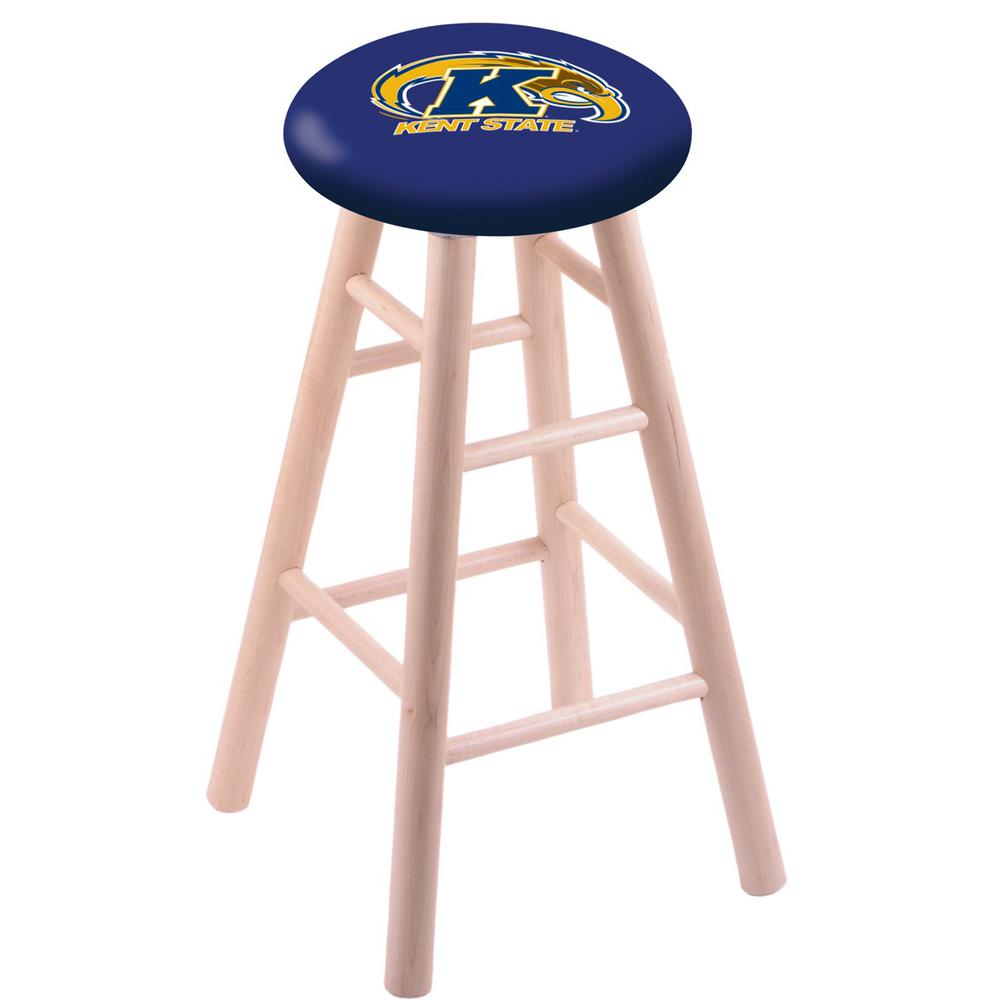 Maple Bar Stool in Natural Finish with Kent State Seat. Picture 1