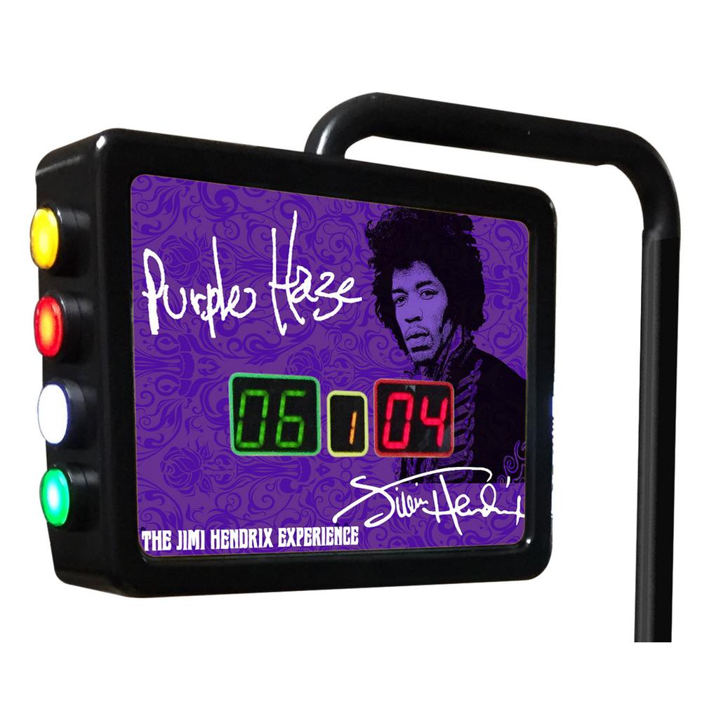 Jimi Hendrix - Purple Haze Shuffleboard Electronic Scoring Unit. Picture 1