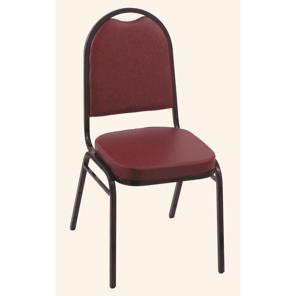 18" Upholstered Stack Chair. Picture 1