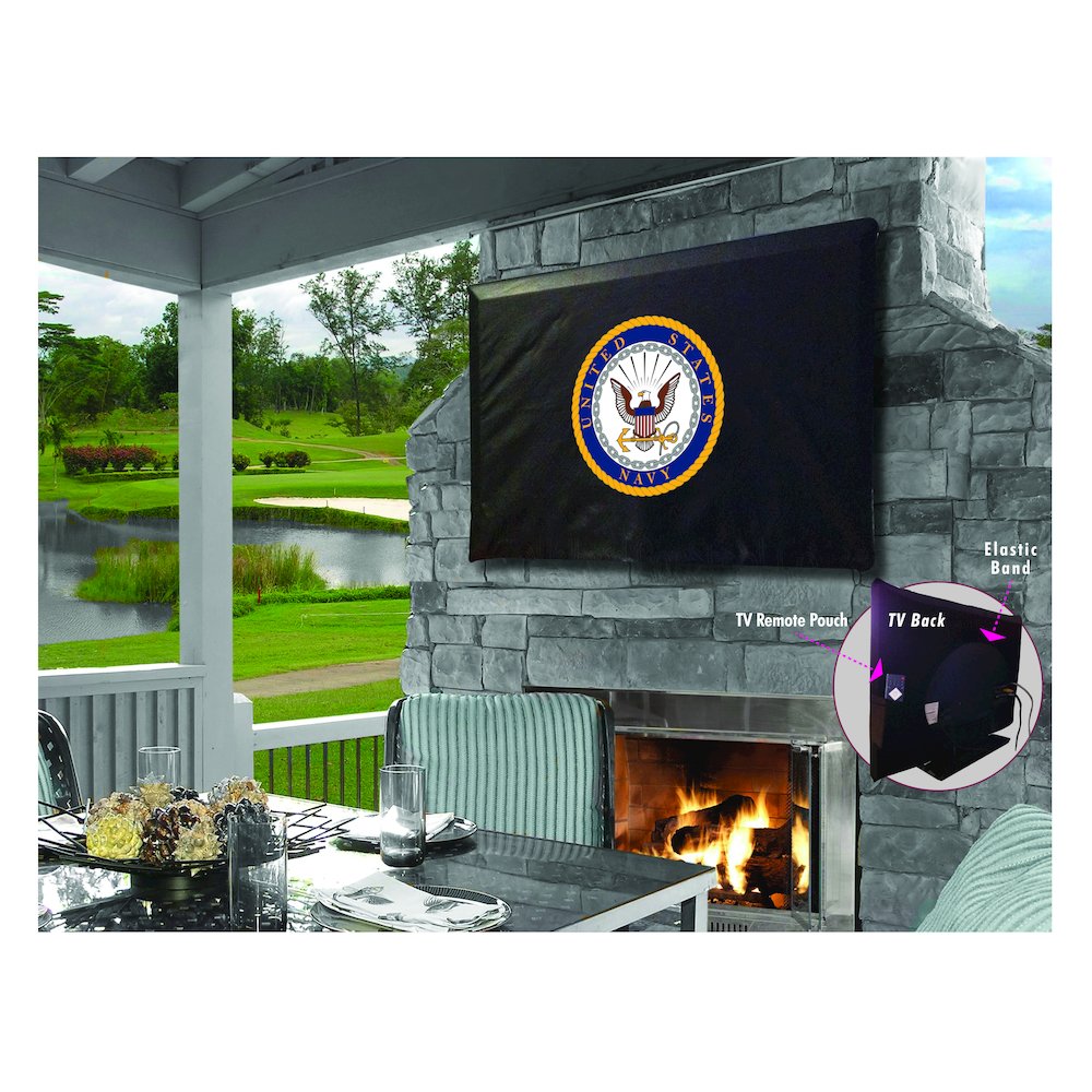 U.S. Navy TV Cover (TV sizes 30"-36") by Covers by HBS. Picture 1