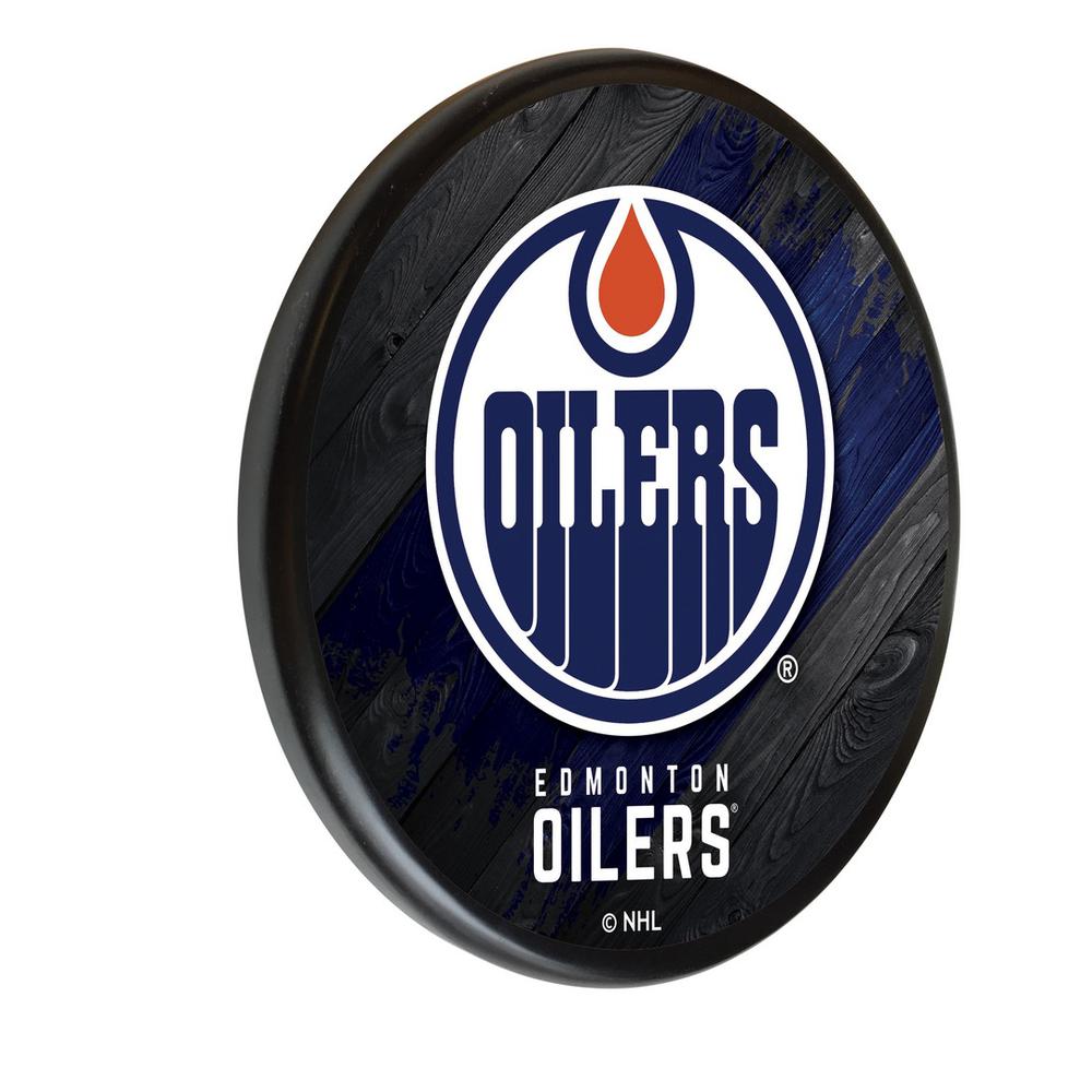 Edmonton Oilers Digitally Printed Wood Sign. Picture 1