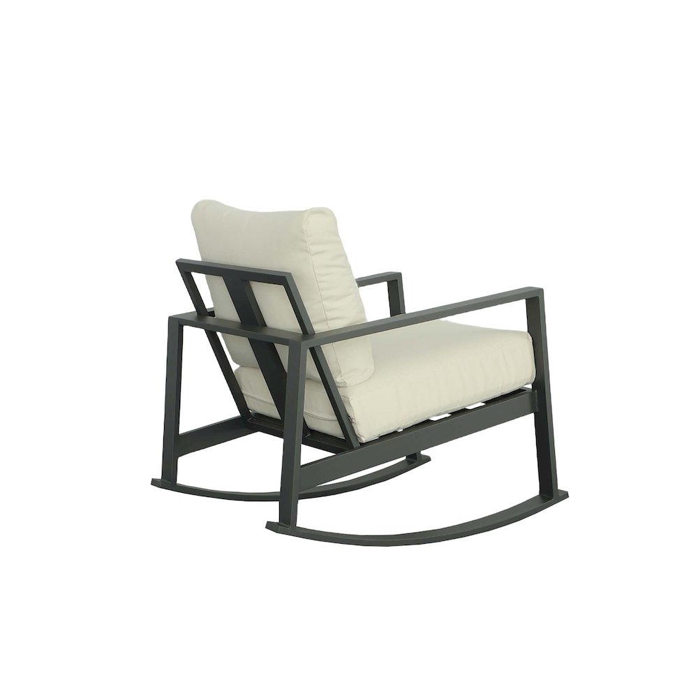 Outdoor Rocker- 1/Ctn Frame & Cushions. Picture 2