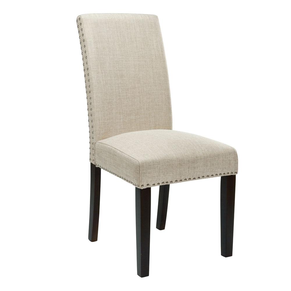 Uptown Club Beige Dining Chair Alloy - Set of 2. Picture 1