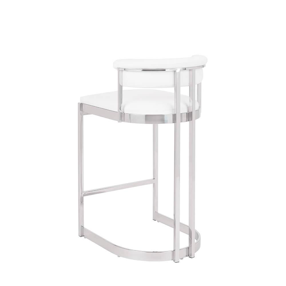 Uptown Club White Counter Stool West. Picture 4