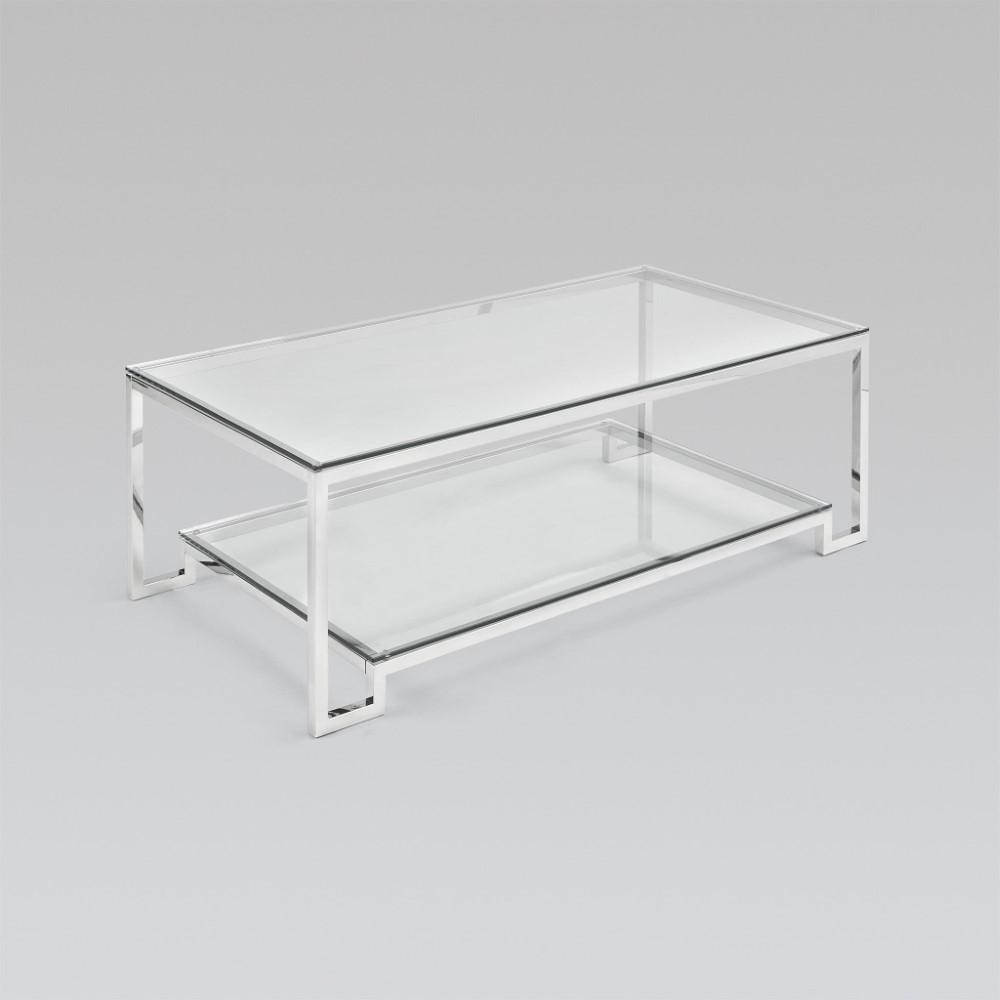 Uptown Club Silver Coffee Table Small Jill. Picture 1