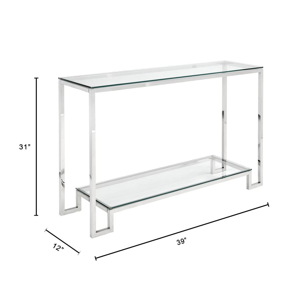 Uptown Club Silver Sofa Table Small Jill. Picture 4