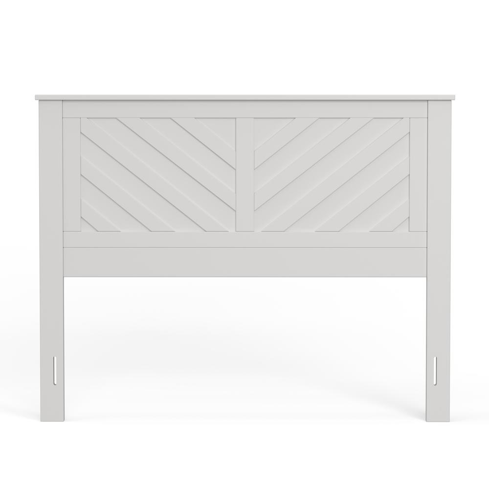 LaFerme Wood Headboard in White - Full Size. Picture 3