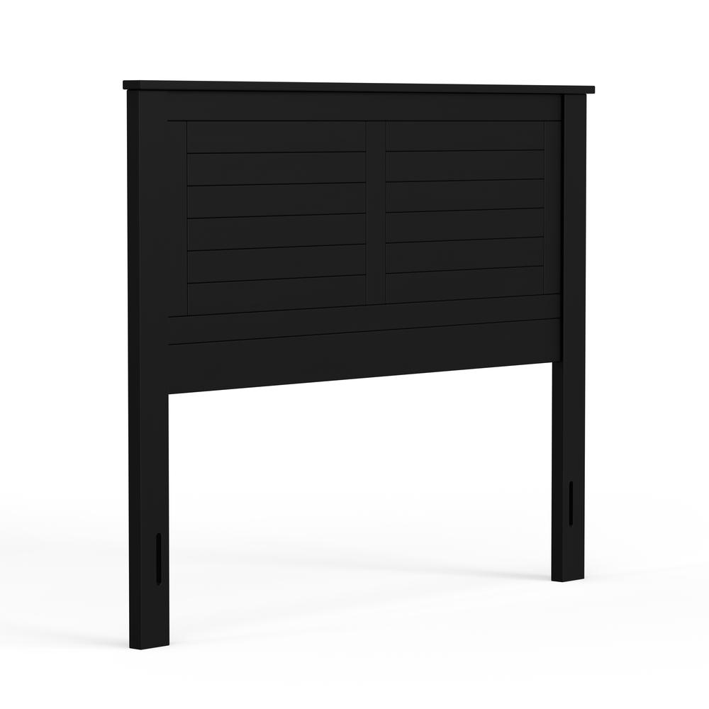 Campagne Wood Headboard in Black - Full Size. Picture 4