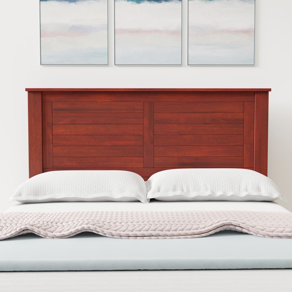 Campagne Wood Headboard in Cherry - Full Size. Picture 1