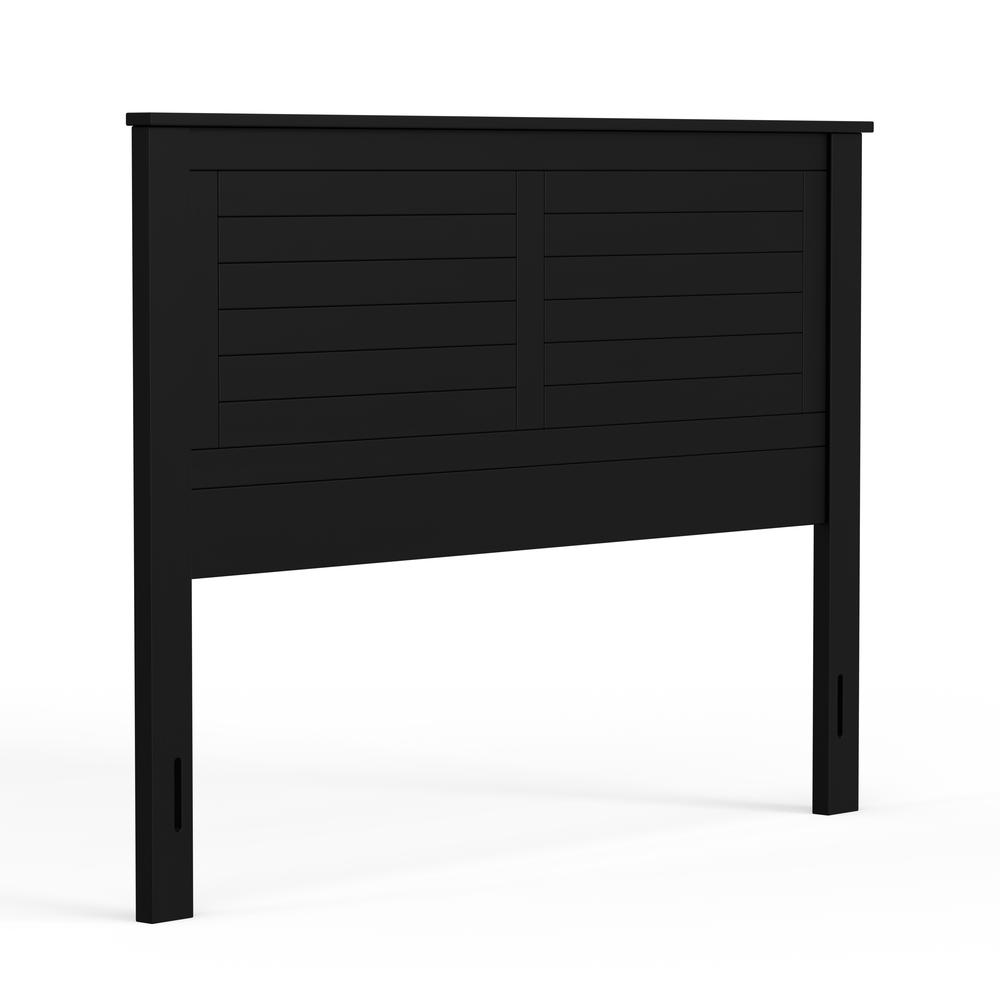 Campagne Wood Headboard in Black - Queen Size. Picture 2