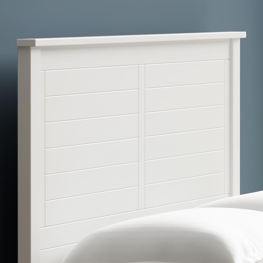 Campagne Wood Headboard in White - King Size. Picture 4