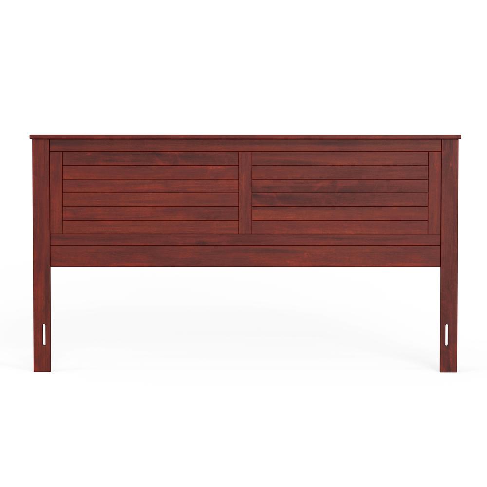 Campagne Wood Headboard in Cherry - King Size. Picture 1