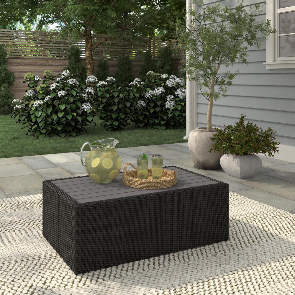 Portland Outdoor Rectangular Coffee Table. Picture 1