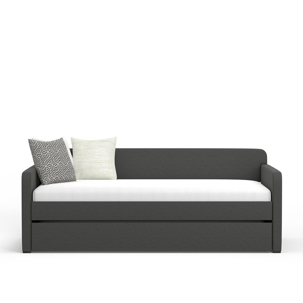 Piatta Twin Daybed with Trundle in Grey. Picture 4