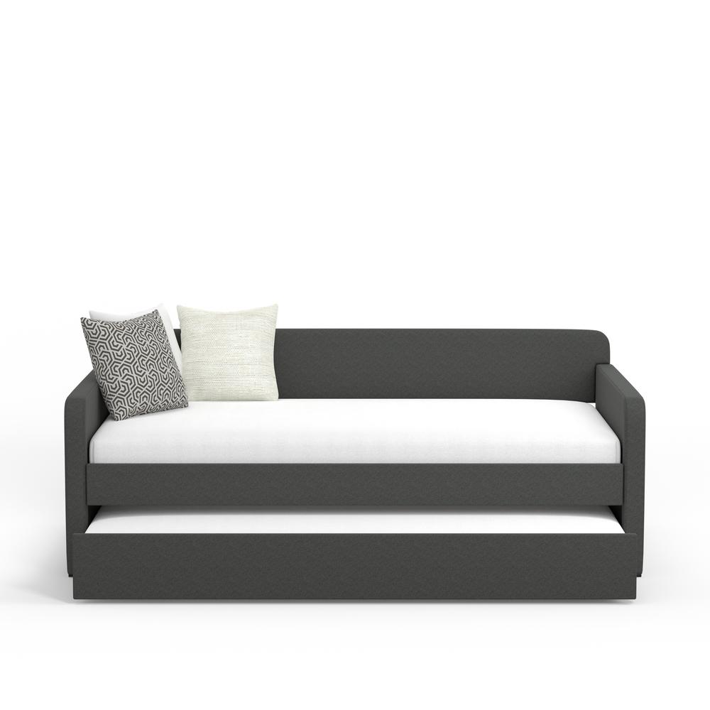 Piatta Twin Daybed with Trundle in Grey. Picture 5