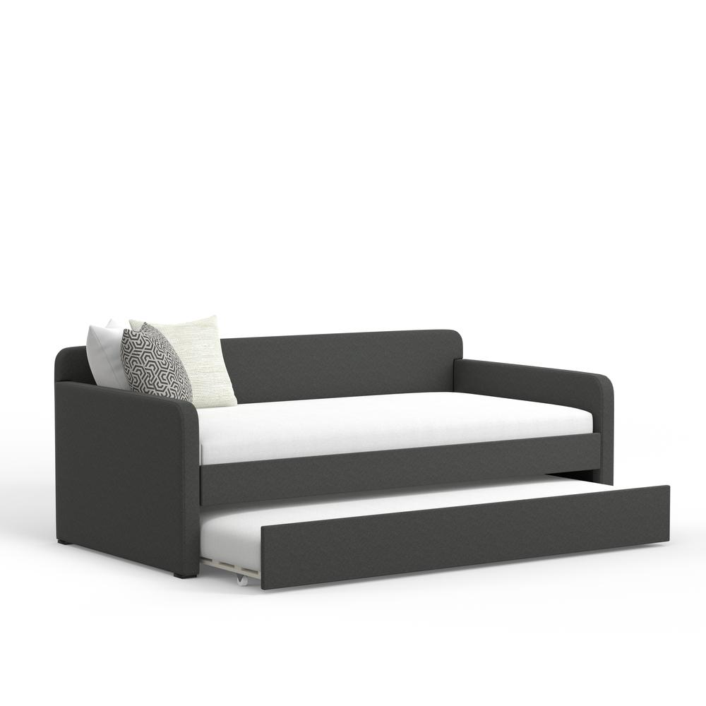 Piatta Twin Daybed with Trundle in Grey. Picture 6