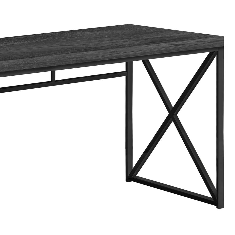 48" Home & Office Desk in Reclaimed Black. Picture 3