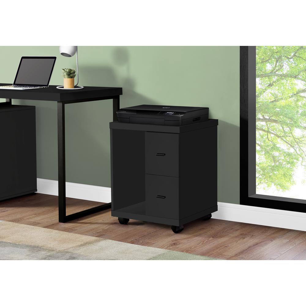 Drawer Computer Stand/Castor in Black. Picture 3