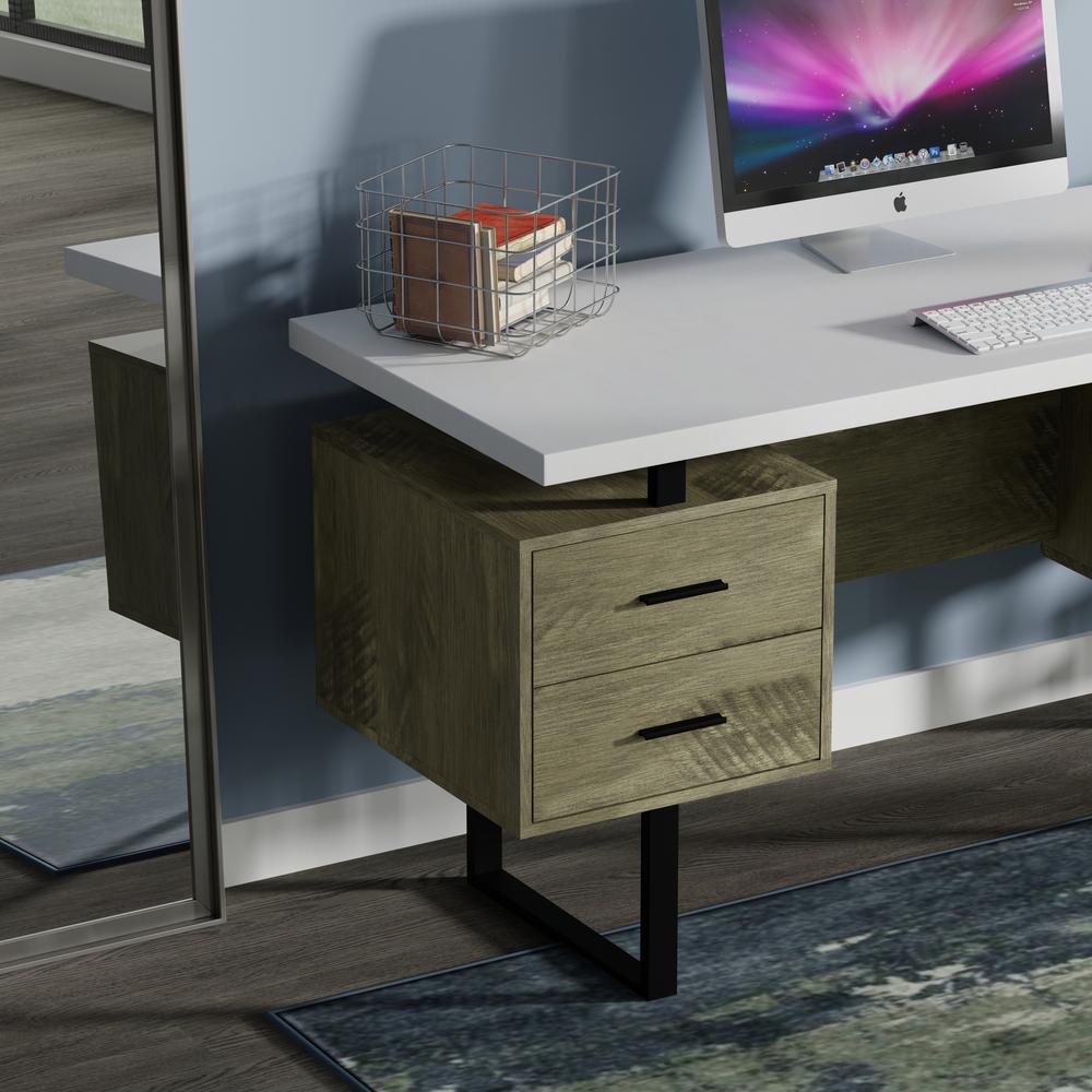 Monarch 60 3-Drawer Computer Desk