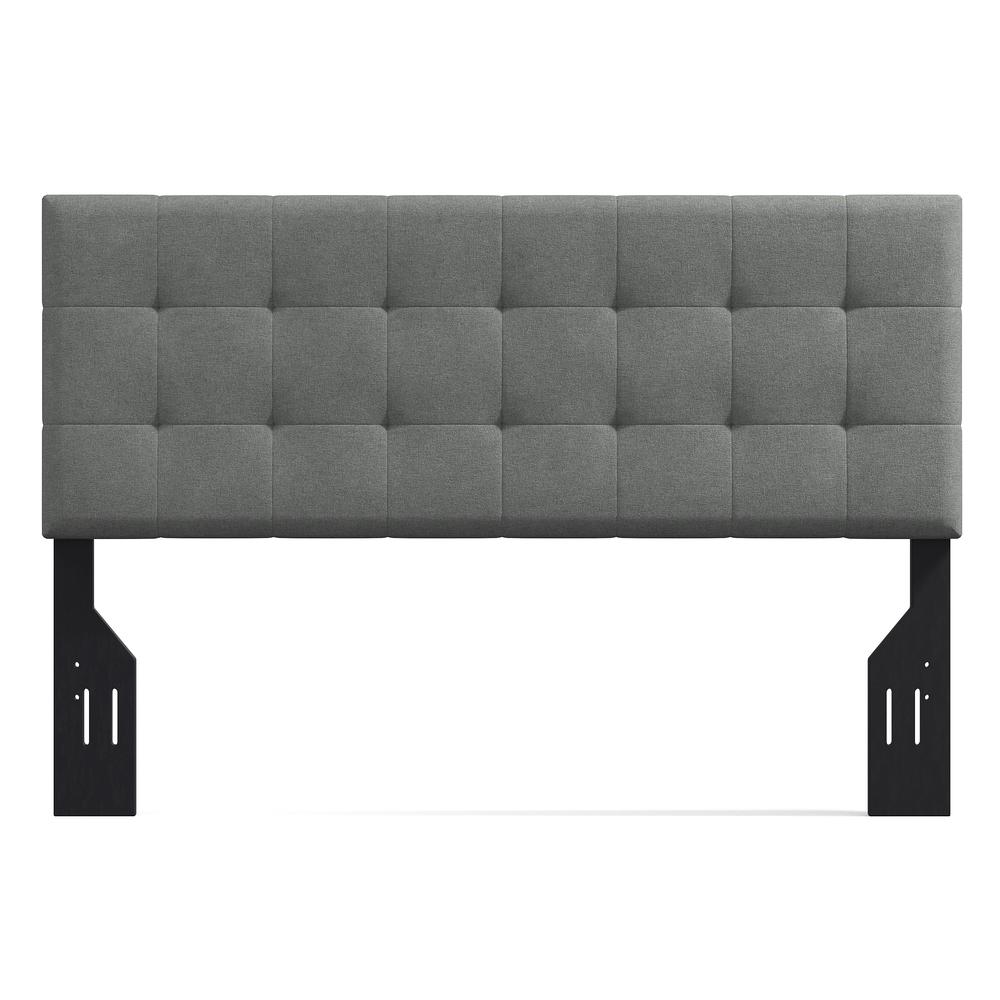 Kaya Upholstered Headboard, Stone, Full/Queen. Picture 2