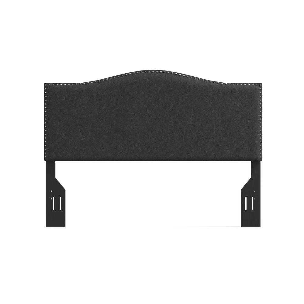 Kameli Upholstered Headboard, Grey, Full/Queen. Picture 3