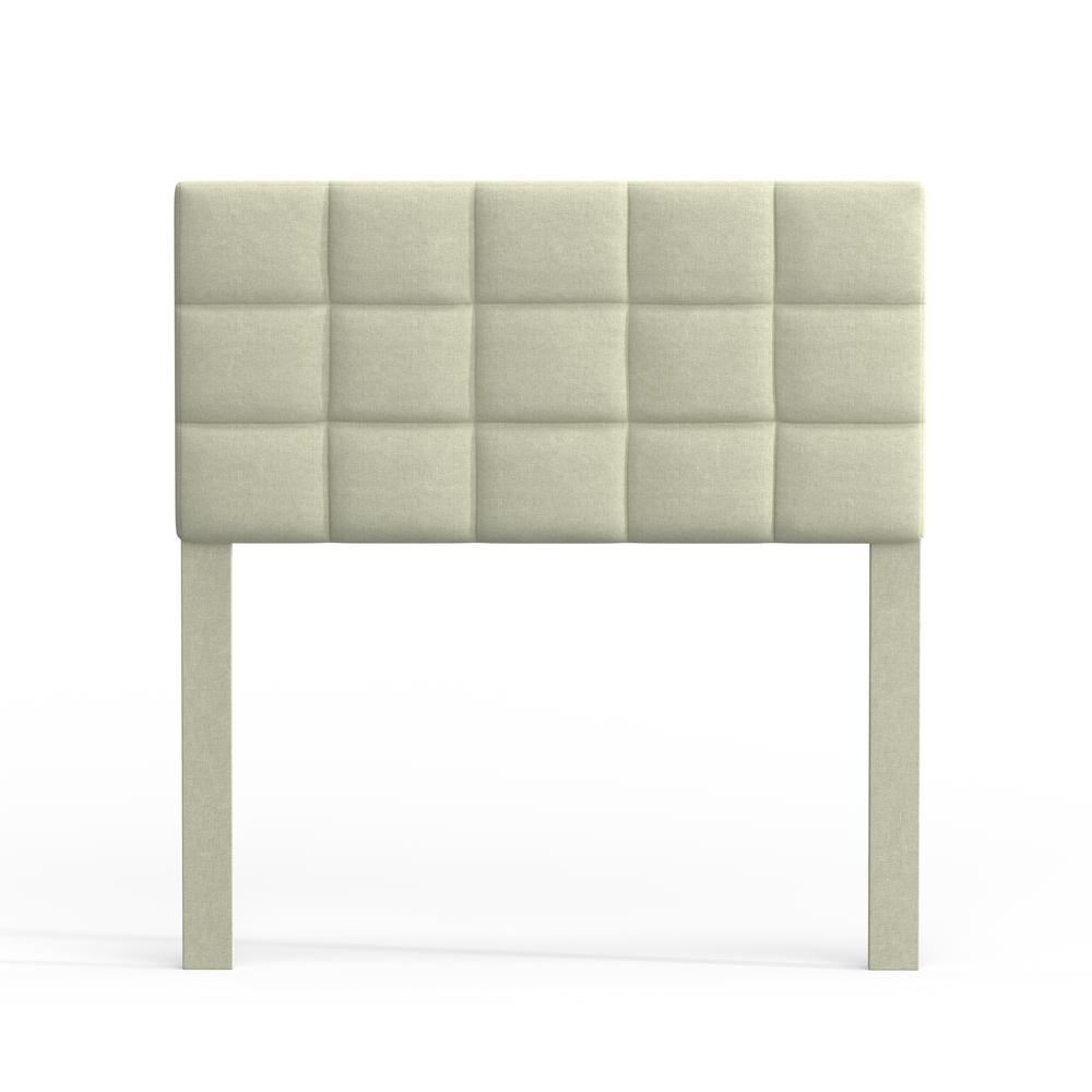 Varia 20" Twin Upholstered Headboard - Beige. Picture 1
