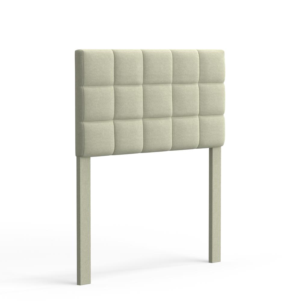 Varia 20" Twin Upholstered Headboard - Beige. Picture 2