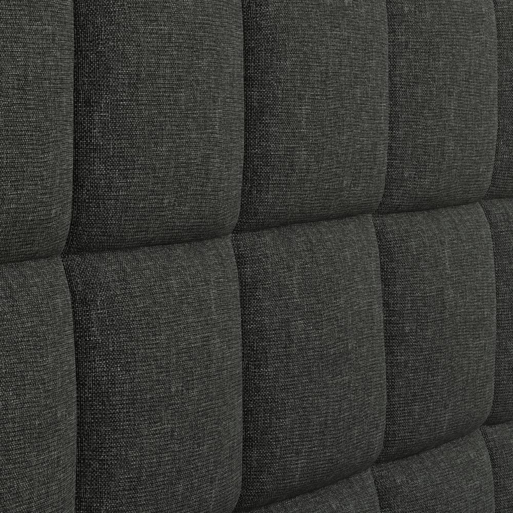 Varia 20" Twin Upholstered Headboard - Dark Grey. Picture 8
