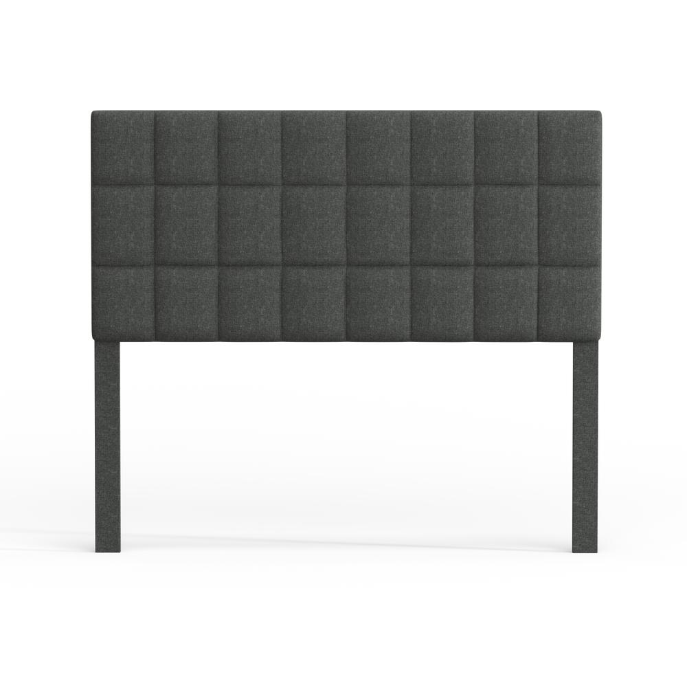 Varia 26" Full Upholstered Headboard - Dark Grey. Picture 1