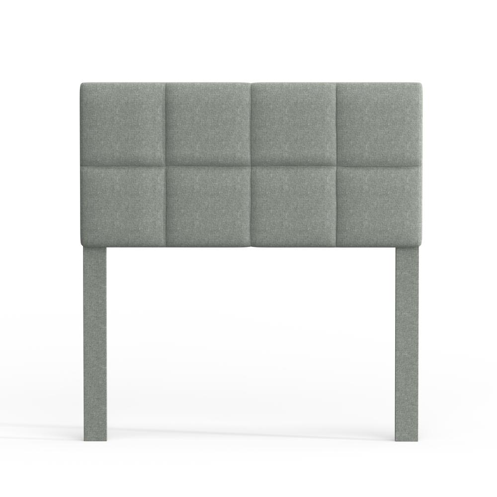 Paio 20" Twin Upholstered Headboard - Light Grey. Picture 1
