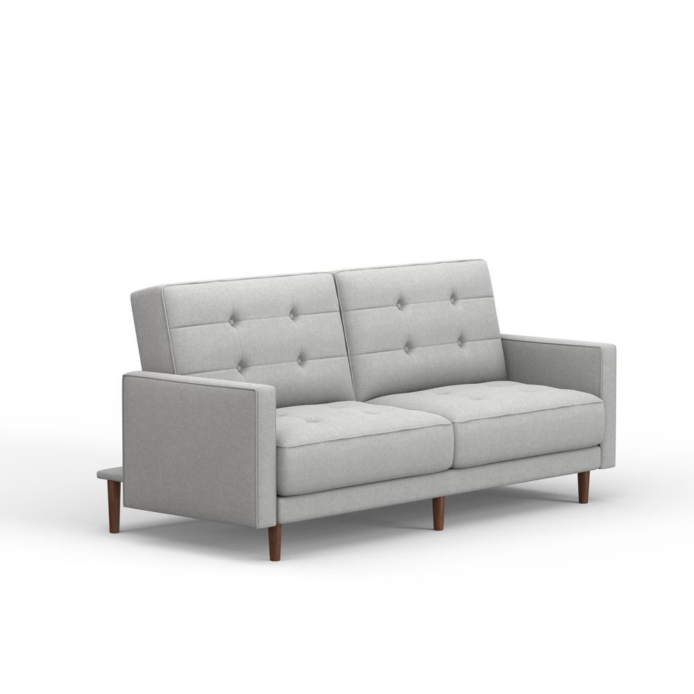 81.5" Sleeper Sofa, 8-Button Tufting in Beige. Picture 1