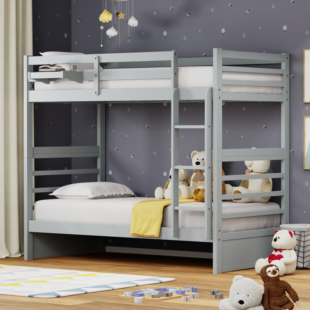 Light grey hot sale bunk beds