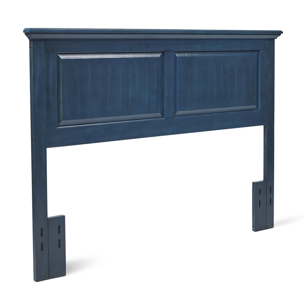 Arcadia Panel Headboard in Blue, Twin. Picture 2