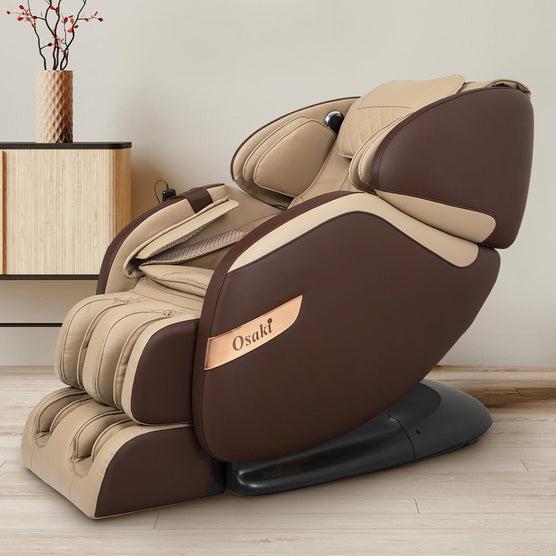 OSAKI OS-Champ Brown & Beige Massage Chair. Picture 1