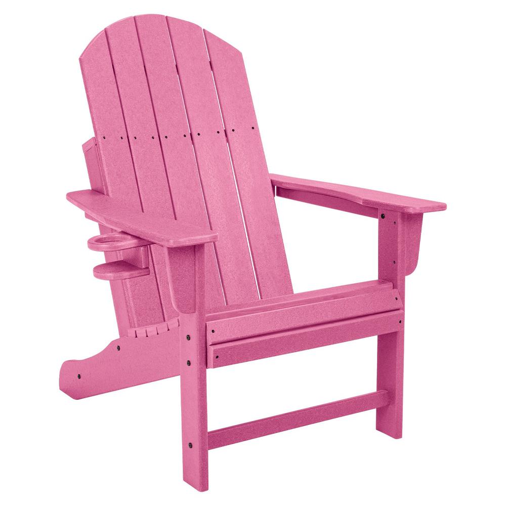Durapatio Heavy-Duty Adirondack Patio Chair Pink. Picture 1