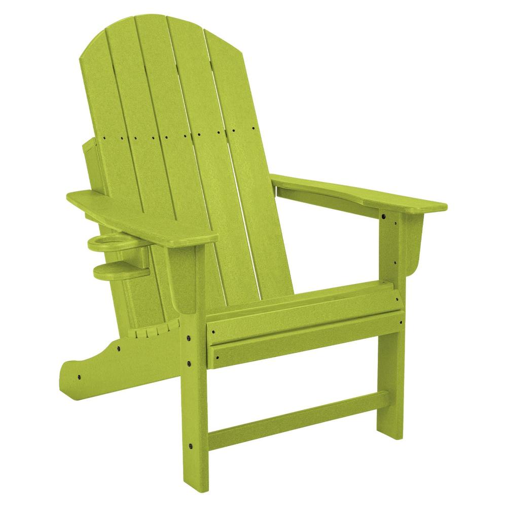 Durapatio Heavy-Duty Adirondack Patio Chair Lime. Picture 1
