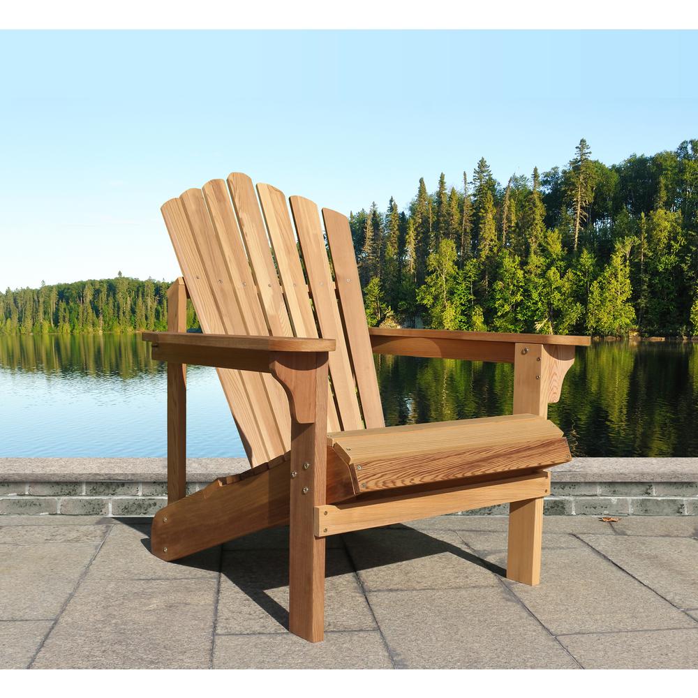 Riverside Adirondack Chair, Western Red Cedar. Picture 3