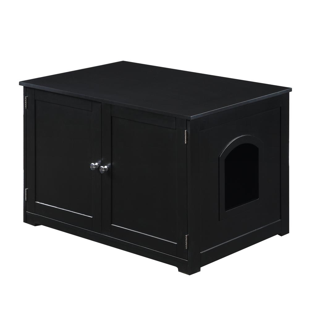 Kitty Litter Loo Bench, Black. Picture 1