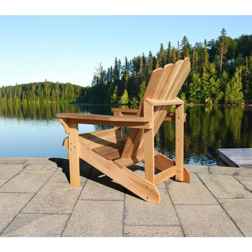 Riverside Adirondack Chair, Western Red Cedar. Picture 4