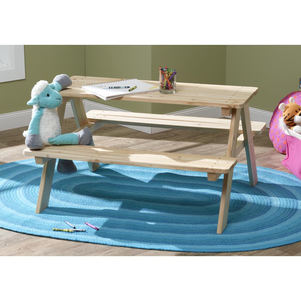 Wooden Kids Picnic Table. Picture 2