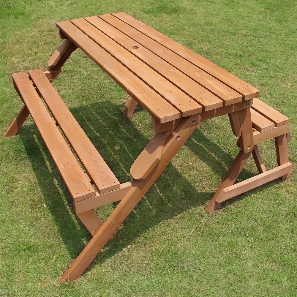 Interchangeable Picnic Table / Garden Bench. Picture 5