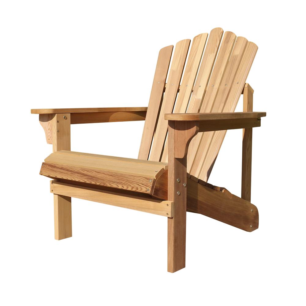 Riverside Adirondack Chair, Western Red Cedar. Picture 1