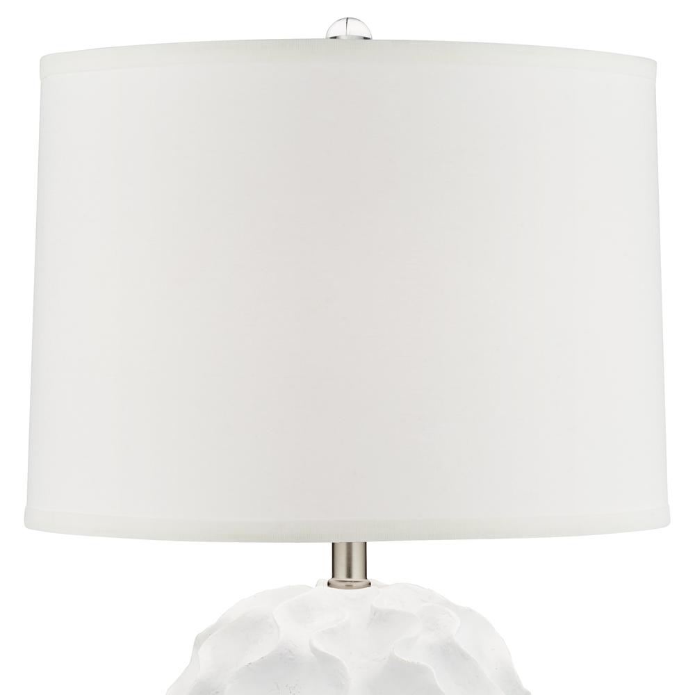 Table lamp Poly white ruffles. Picture 5