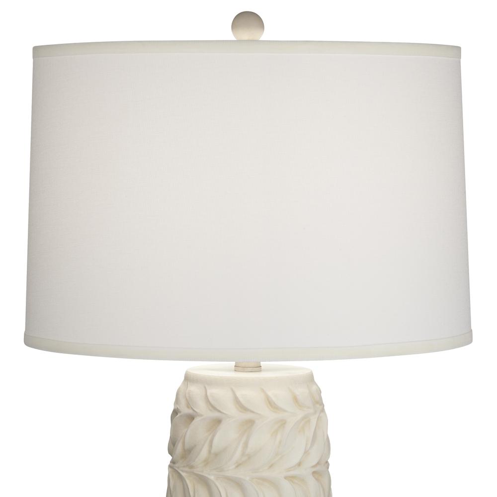 Table lamp 29" Resin with Horizontal Leaf Patten. Picture 3