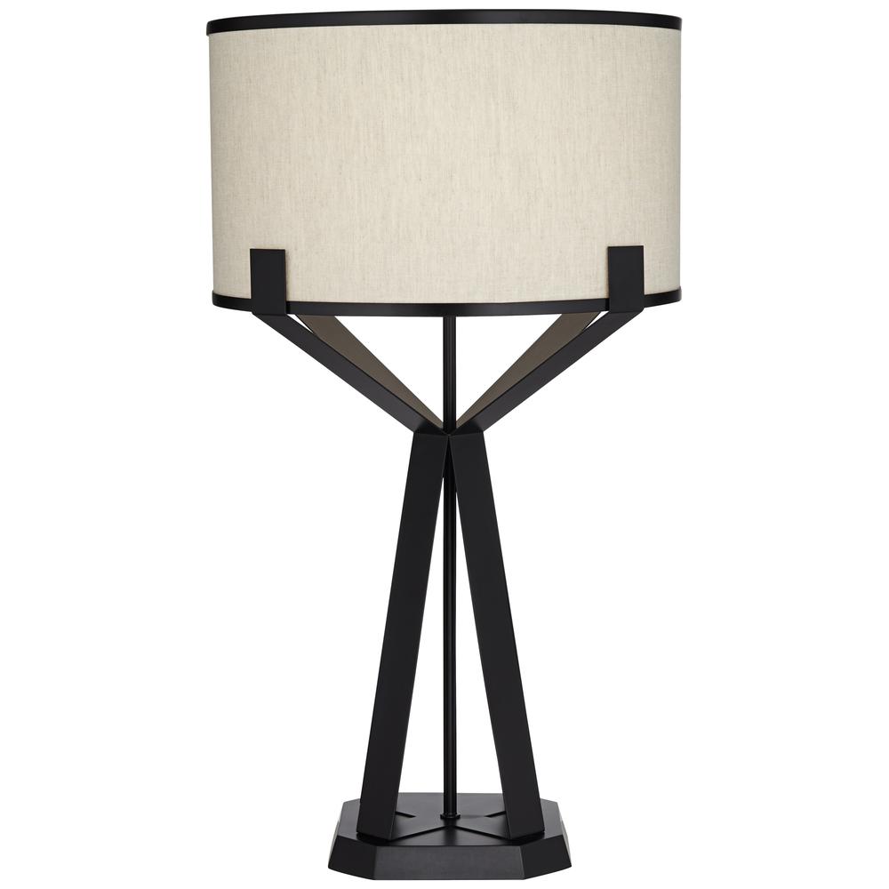 Table lamp Metal lamp black finish. Picture 1