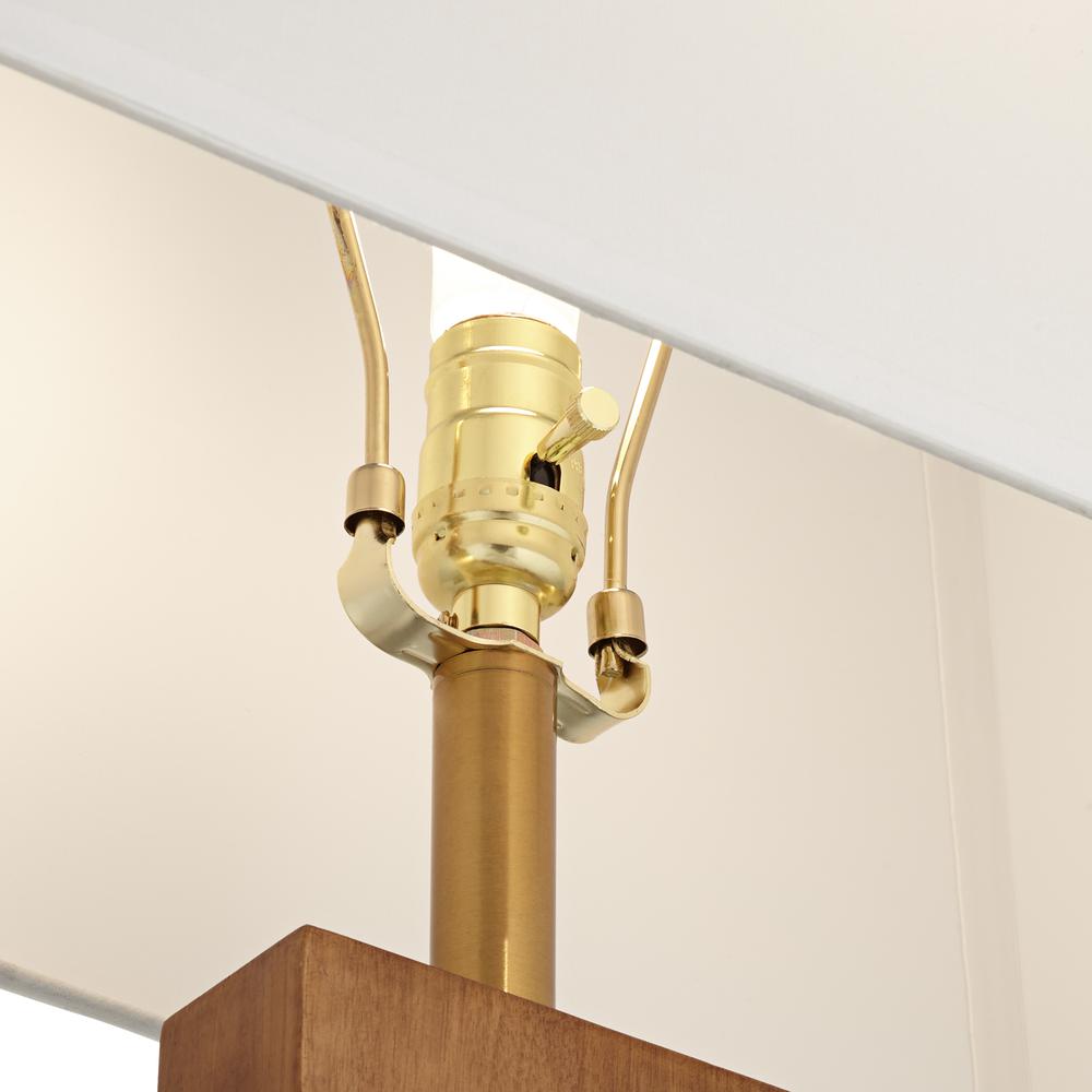 Floor lamp 64" Solid wood column. Picture 5