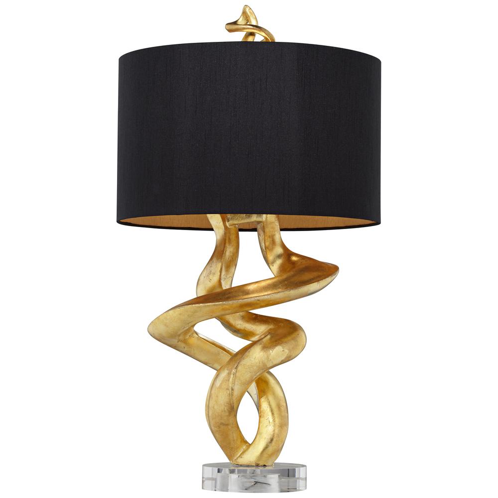 Table lamp Poly twirl in gold. Picture 5